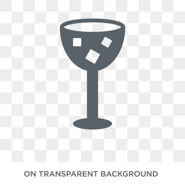 Ferahlatıcı soğuk içecek simgesi. Ferahlatıcı soğuk içecek tasarım konsepti yaz koleksiyonundan. Basit öğe vektör çizim şeffaf arka plan üzerinde.