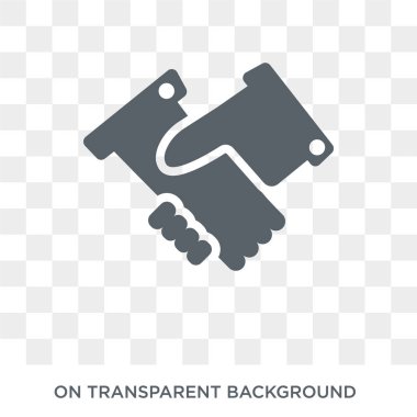 Ortaklık simgesi. Ortaklık tasarım konsepti koleksiyonundan. Basit öğe vektör çizim şeffaf arka plan üzerinde.