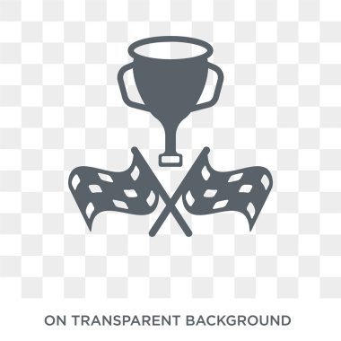 Bayrak simgesini bitirmek. Bayrak tasarım konsepti başarı koleksiyonundan bitirmek. Basit öğe vektör çizim şeffaf arka plan üzerinde.