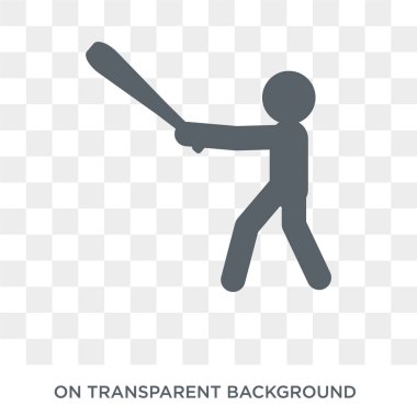 Softbol simgesi. Trendy düz vektör softball simge spor koleksiyonundan şeffaf arka plan üzerinde. Yüksek kaliteli dolu softball simge kullanımı için web ve hareket eden