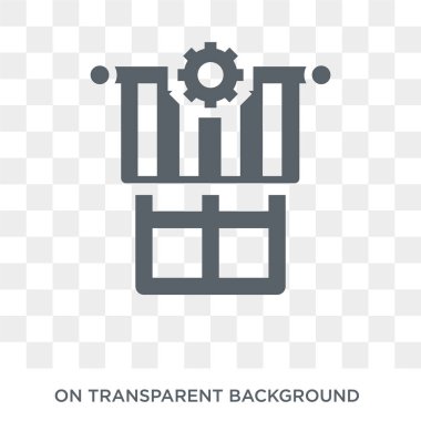 Jaluzi Otomasyon simgesi. Akıllı ev koleksiyonundan şeffaf arka plan trendy düz vektör jaluzi Otomasyon simgesi. Yüksek kalite kanepe Otomasyon simge kullanımı web ve mobil için dolu