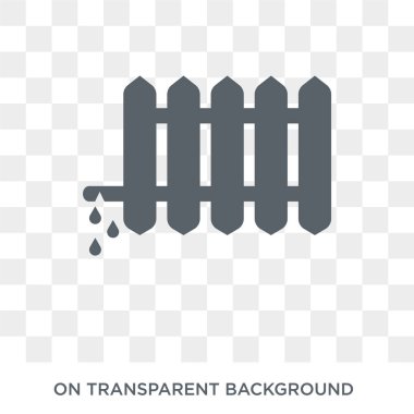 ısı sızıntı simgesi. Akıllı ev koleksiyonundan şeffaf arka plan trendy düz vektör ısı sızıntı simgesi. Yüksek kaliteli dolu ısı sızıntı simge kullanımı için web ve hareket eden