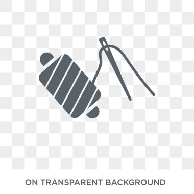 Konu simgesi. Konu Sew koleksiyonundan kavram tasarlayın. Basit öğe vektör çizim şeffaf arka plan üzerinde.