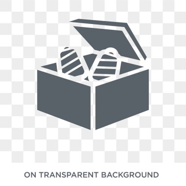 Sewing box icon. Sewing box design concept from Sew collection. Simple element vector illustration on transparent background.