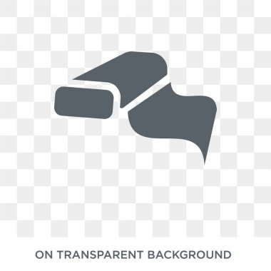 Kumaş simgesi. Kumaş tasarım konsepti koleksiyonundan. Basit öğe vektör çizim şeffaf arka plan üzerinde.