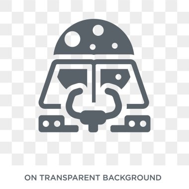 Simülatörü simgesi. Simülatörü tasarım konsepti astronomi koleksiyonundan. Basit öğe vektör çizim şeffaf arka plan üzerinde.