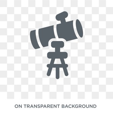 Reflektör simgesi. Reflektör tasarım konsepti astronomi koleksiyonundan. Basit öğe vektör çizim şeffaf arka plan üzerinde.