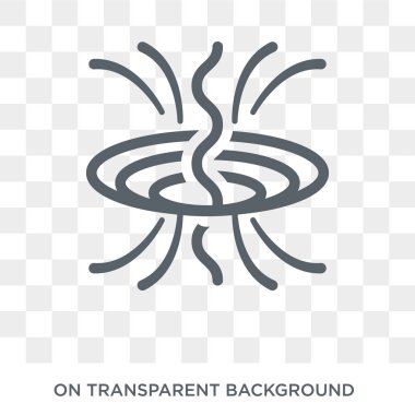 Gamma ray icon. Gamma ray design concept from Astronomy collection. Simple element vector illustration on transparent background.