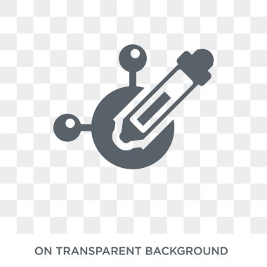 Bilim simgesi. Tasarım kavramı koleksiyonundan. Basit öğe vektör çizim şeffaf arka plan üzerinde.