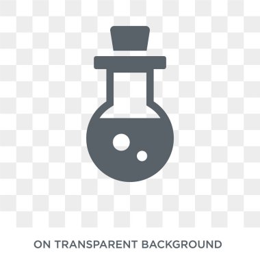 Şişesi simgesi. Şişesi tasarım konsepti koleksiyonundan. Basit öğe vektör çizim şeffaf arka plan üzerinde.