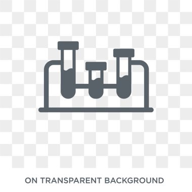 Tüpler simgesi. Tüpler bilim koleksiyonundan kavram tasarlayın. Basit öğe vektör çizim şeffaf arka plan üzerinde.