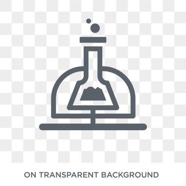 Kimyasal simgesi. Kimyasal tasarım konsepti koleksiyonundan. Basit öğe vektör çizim şeffaf arka plan üzerinde.