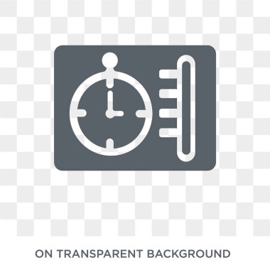 Sauna ısı simgesi. Trendy düz vektör Sauna sauna koleksiyonundan şeffaf arka plan sıcaklık simgesi. Sauna ısı simge kullanımı web ve mobil için yüksek kaliteli dolu