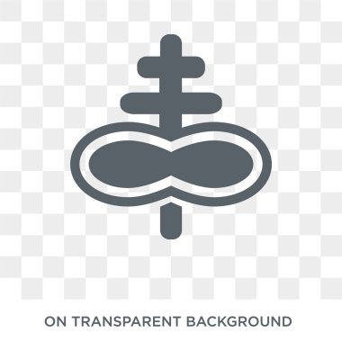 Satanism icon. Trendy flat vector Satanism icon on transparent background from Religion collection. High quality filled Satanism symbol use for web and mobile