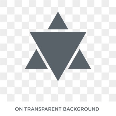 Hebrew icon. Trendy flat vector Hebrew icon on transparent background from Religion collection. High quality filled Hebrew symbol use for web and mobile