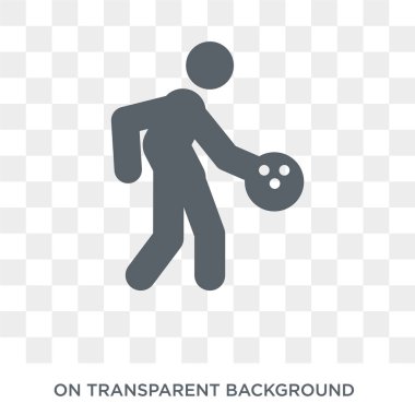 İnsanlar Oyun Bowling simgesi simgesi. Trendy düz vektör Bowling simgesi eğlence oyunları Collection şeffaf arka plan üzerinde oynayanlar. Yüksek kaliteli Bowling simge kullanımı için oynayan insanlar dolu