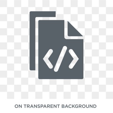 Komut dosyası simgesi. Programlama koleksiyonundan şeffaf arka plan trendy düz vektör komut dosyası simgesi. Komut dosyası simge kullanımı web ve mobil için yüksek kaliteli dolu