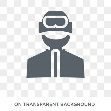 SWAT simgesi. Meslekler koleksiyonundan şeffaf arka plan trendy düz vektör Swat simgesi. Swat simge kullanımı web ve mobil için yüksek kaliteli dolu