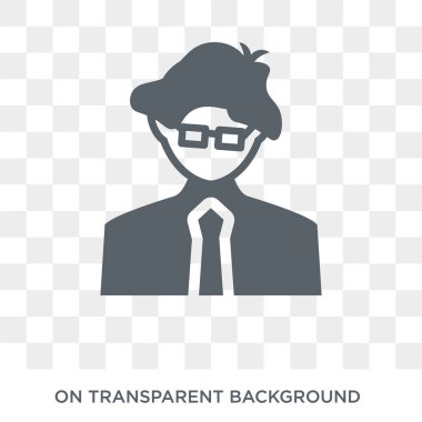 Yazılım Geliştirici simgesi. Professions koleksiyonundan saydam arka plan üzerinde Trendy düz vektör Yazılım Geliştirici simgesi. Web ve mobil cihazlar için yüksek kaliteli dolgulu Yazılım Geliştiricisi sembolü kullanımı