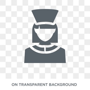 Doktor asistanı simgesi. Trendy düz vektör meslekler koleksiyonundan şeffaf arka plan Doktor yardımcısı simgesi. Yüksek kaliteli web ve mobil için Doktor yardımcısı simge kullanımı dolu