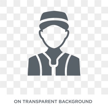 Mekanik simge. Professions koleksiyonundan şeffaf arka plan üzerinde Trendy düz vektör Mekanik simgesi. Web ve mobil cihazlar için yüksek kaliteli dolgulu Mekanik sembol kullanımı