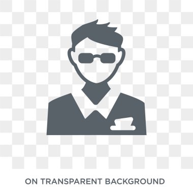Marketing Manager icon. Trendy flat vector Marketing Manager icon on transparent background from Professions collection. High quality filled Marketing Manager symbol use for web and mobile