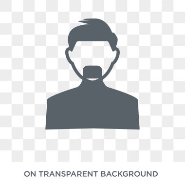 Barber icon. Trendy flat vector Barber icon on transparent background from Professions collection. High quality filled Barber symbol use for web and mobile
