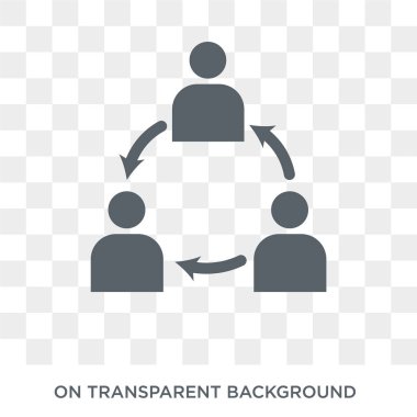 Teamwork icon. Teamwork design concept from  collection. Simple element vector illustration on transparent background.