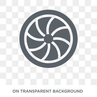 Objektif simgesi. Objektif tasarım konsepti koleksiyonundan. Basit öğe vektör çizim şeffaf arka plan üzerinde.