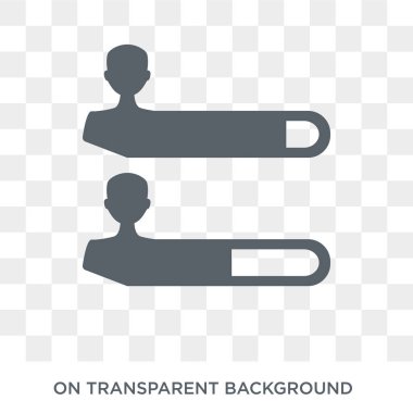 Grafik simge sıralama adaylar. Grafik tasarım konsepti siyasi koleksiyonundan sıralaması adaylar. Basit öğe vektör çizim şeffaf arka plan üzerinde.
