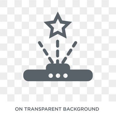 Hologram simgesi. Trendy düz vektör yapay zeka, geleceğin teknoloji koleksiyonu üzerinden saydam arka plan Hologram simgesi. Hologram simge kullanımı web ve mobil için yüksek kaliteli dolu