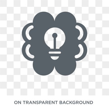 gelecekte beyin simgesi. Trendy düz vektör yapay zeka, geleceğin teknolojisi koleksiyonu üzerinden saydam arka plan gelecekte beyin simgesi. Yüksek kaliteli gelecekte beyin sembol kullanılmak üzere web ve mobil dolu