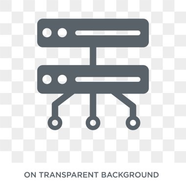 Büyük veri simgesi. Yapay zeka, geleceğin teknoloji koleksiyonu üzerinden saydam arka plan trendy düz vektör büyük veri simgesi. Büyük veri simge kullanımı web ve mobil için yüksek kaliteli dolu