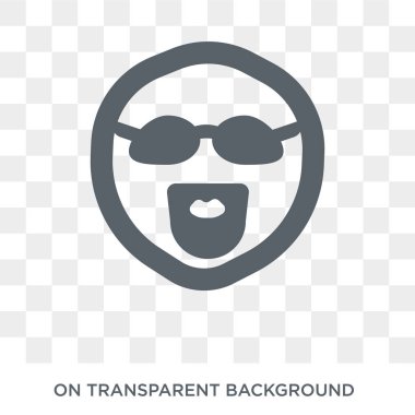 Kel adam yüz sakal ve güneş gözlüğü simgesi olan. Trendy düz vektör kel adam yüz sakal ve güneş gözlüğü simgesine insanlar koleksiyonundan şeffaf arka plan ile. Yüksek kaliteli kel adam yüz ile dolu