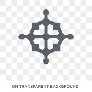 ship Helm icon. Trendy flat vector ship Helm icon on transparent background from Nautical collection. High quality filled ship Helm symbol use for web and mobile