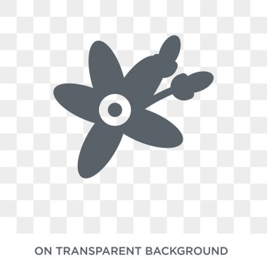 Neroli simgesi. Trendy düz vektör doğa koleksiyonundan şeffaf arka plan üstünde kutsal kişilerin resmi Neroli. Neroli simge kullanımı web ve mobil için yüksek kaliteli dolu