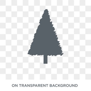 Larch icon. Trendy flat vector Larch icon on transparent background from nature collection. High quality filled Larch symbol use for web and mobile