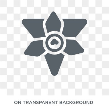 Bougainvillea icon. Trendy flat vector Bougainvillea icon on transparent background from nature collection. High quality filled Bougainvillea symbol use for web and mobile