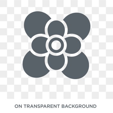 Anemone icon. Trendy flat vector Anemone icon on transparent background from nature collection. High quality filled Anemone symbol use for web and mobile
