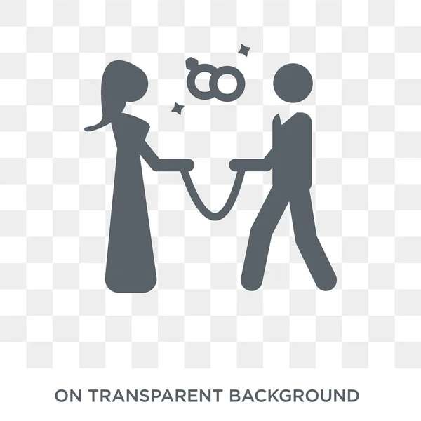 Icône Engagement Concept Design Engagement Collection Mariage Amour Illustration Vectorielle — Image vectorielle
