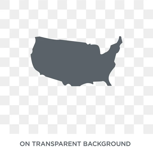 Icono América Icono Moderno Vector Plano América Sobre Fondo Transparente — Vector de stock