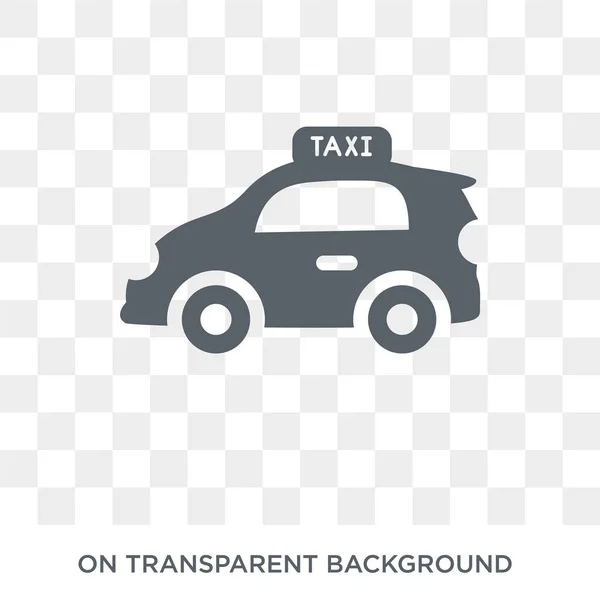 Icono Del Taxi Concepto Diseño Taxi Colección Ilustración Simple Del — Vector de stock