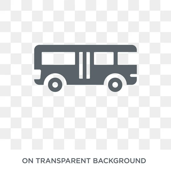 Bussymbol Busdesign Konzept Aus Der Kollektion Einfache Elementvektorabbildung Auf Transparentem — Stockvektor