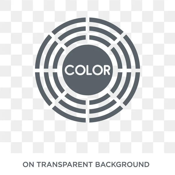 Colory Θεωρία Εικονίδιο Μοντέρνα Επίπεδη Διάνυσμα Colory Θεωρία Εικονίδιο Διαφανές — Διανυσματικό Αρχείο