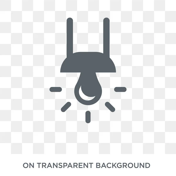 Illumination Icon Trendy Flat Vector Illumination Icon Transparent Background Smart — Stockový vektor