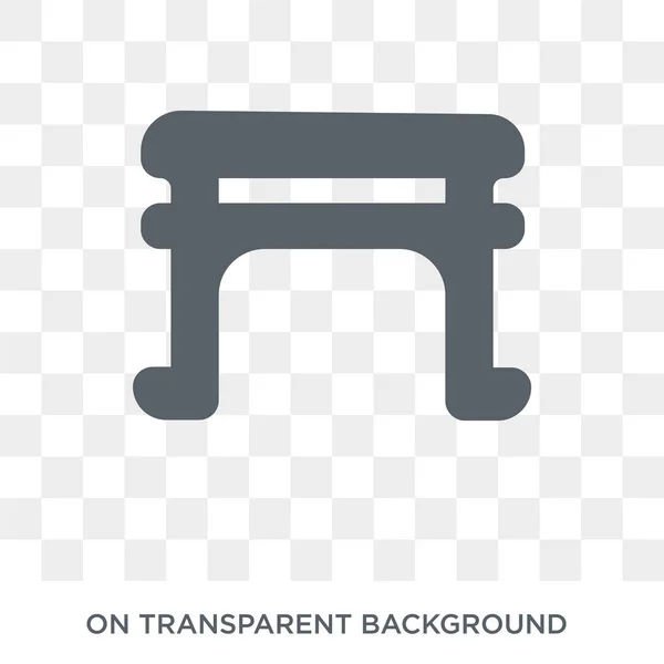 Shinto Ikonen Trendiga Platt Vektor Shinto Ikonen Transparent Bakgrund Från — Stock vektor