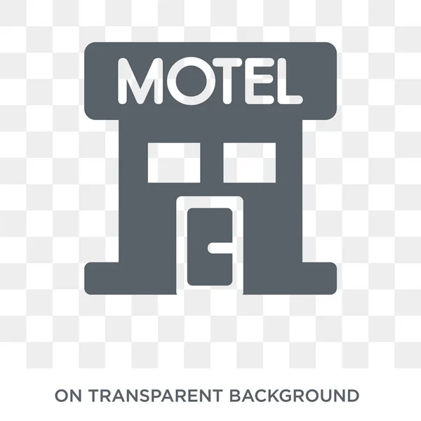 Motel Ikone Motel Design Concept Aus Der Kollektion Einfache Elementvektorabbildung — Stockvektor