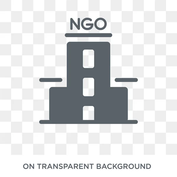 Ngo 아이콘입니다 컬렉션에서 Ngo 디자인 배경에 간단한 — 스톡 벡터