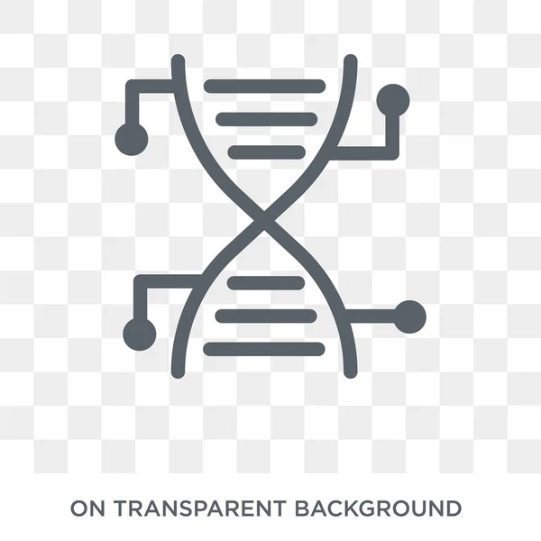 Genetic Modification Icon Trendy Flat Vector Genetic Modification Icon Transparent — Stock Vector