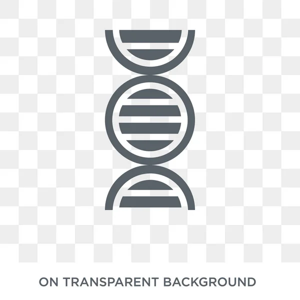 Dna Structure Icon Trendy Flat Vector Dna Structure Icon Transparent — Stock Vector